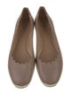 Chloé Leather Scalloped Accent Ballet Flats
