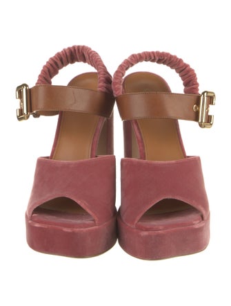 Chloé Velvet Sandals