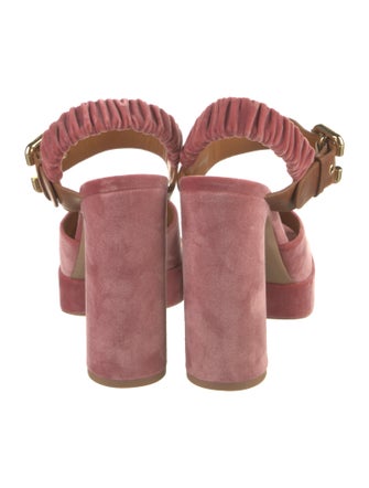 Chloé Velvet Sandals