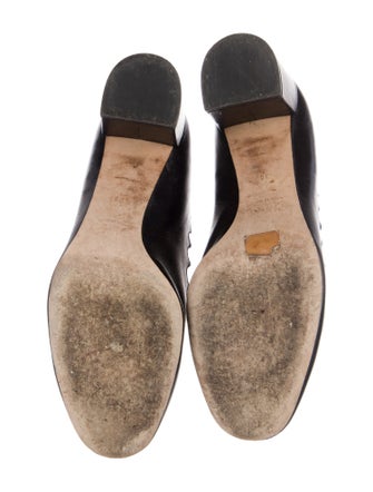 Chloé Leather Scalloped Accent Pumps