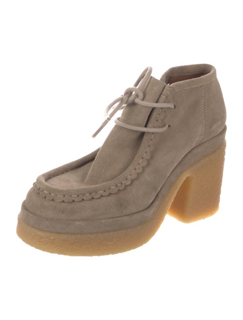 Chloé Suede Lace-Up Boots