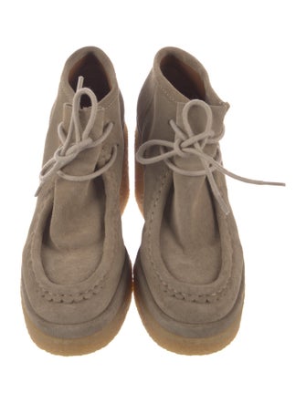 Chloé Suede Lace-Up Boots