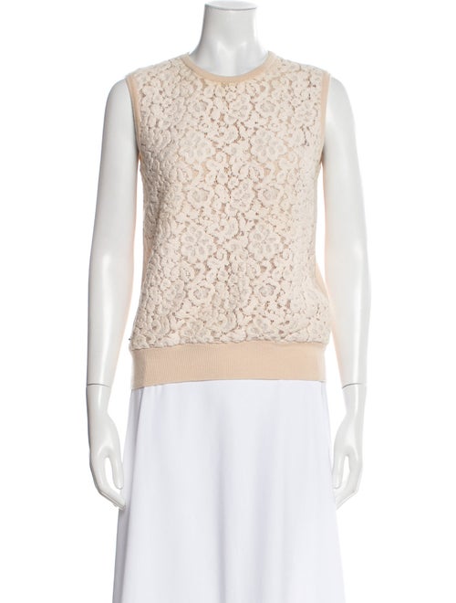 Chloé Wool Lace Pattern Sweater