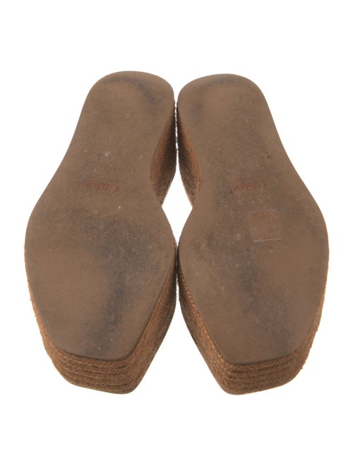 Chloé Lace Lace Pattern Espadrilles