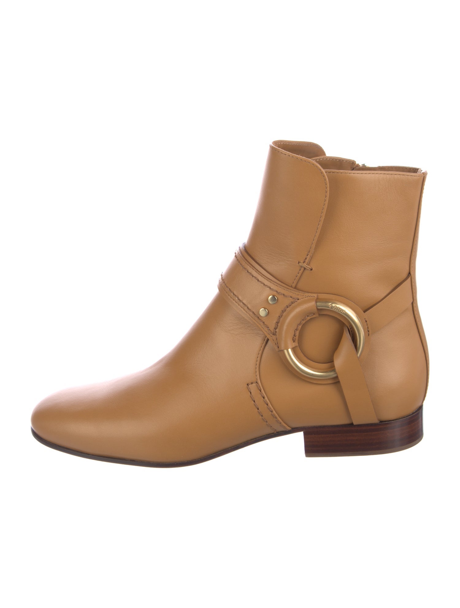 Chloé Leather Moto Boots