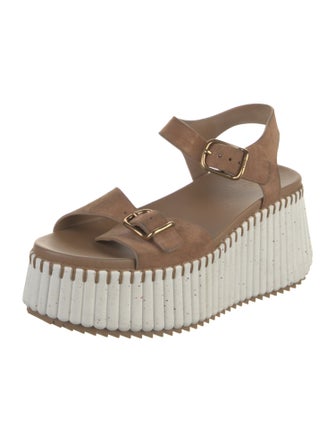 Chloé Nama Suede Sandals