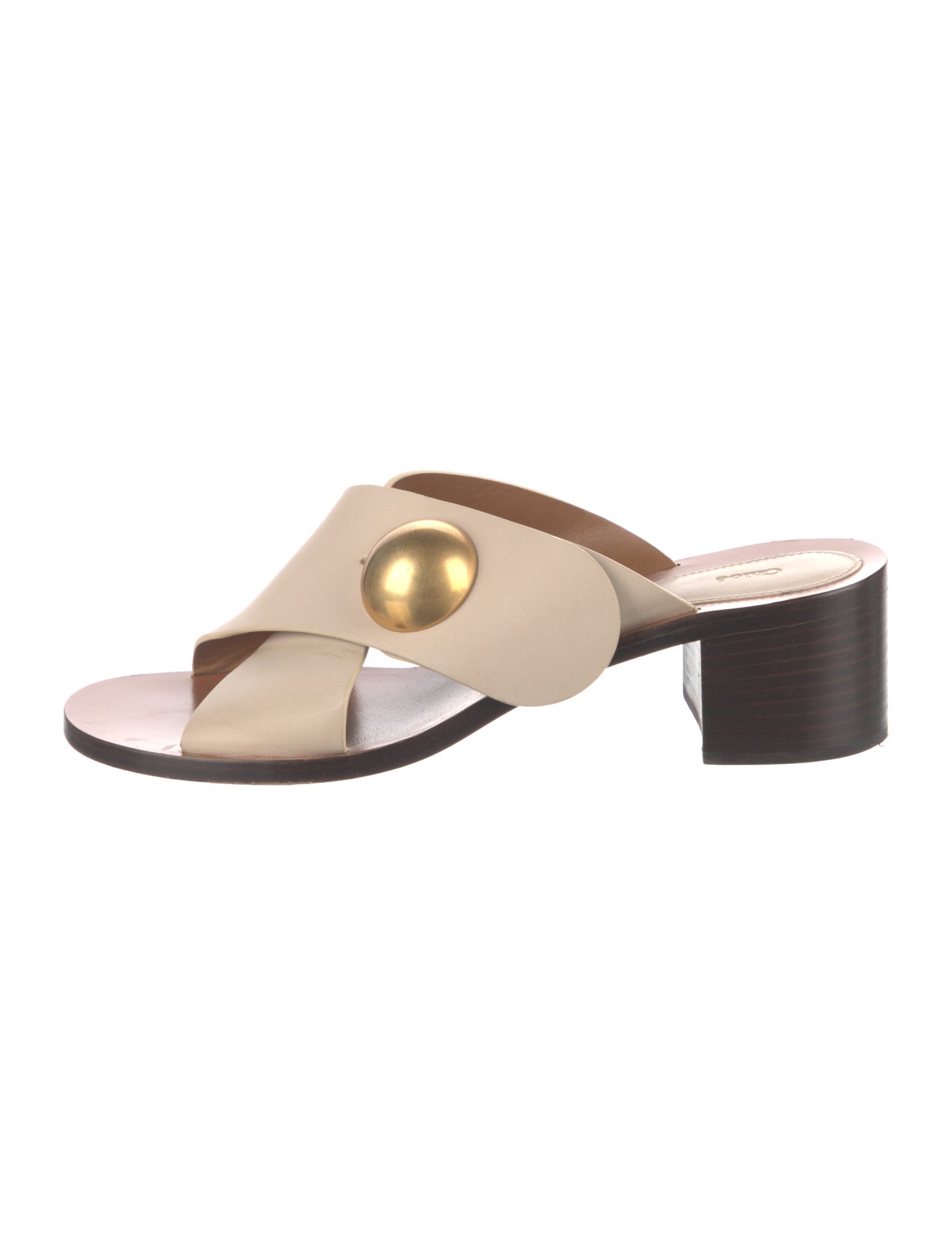 Chloé Leather Slides