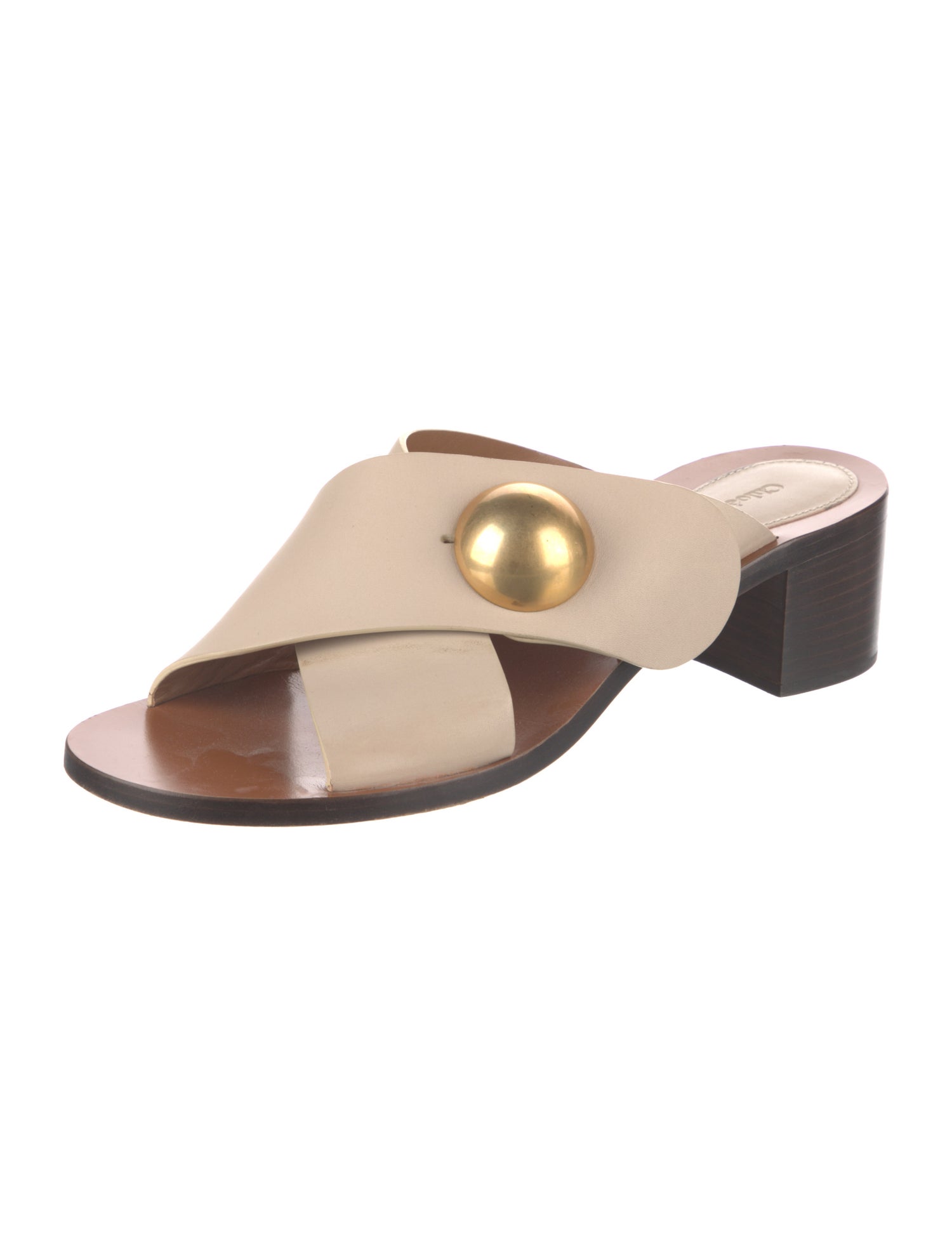 Chloé Leather Slides