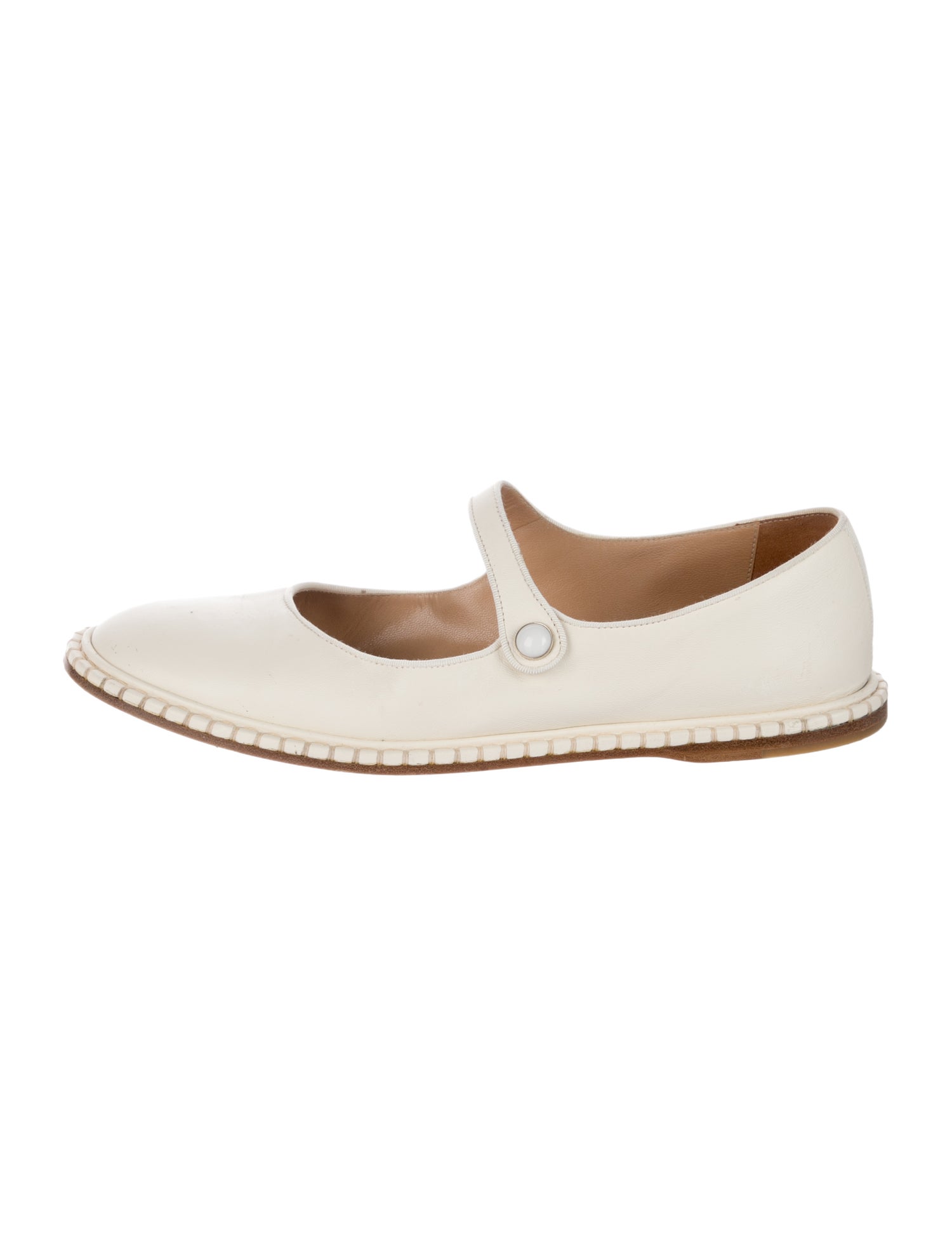 Chloé Leather Mary Jane Flats