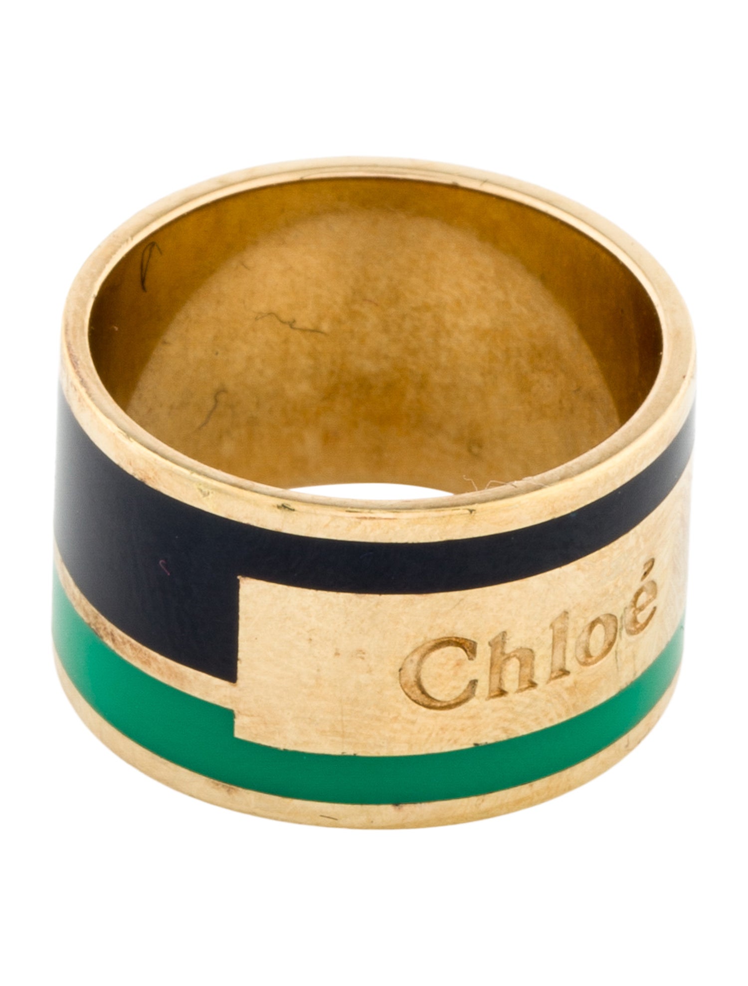 Chloé Enamel Band Ring