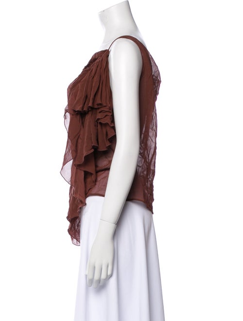 Chloé One-Shoulder Sleeveless Top