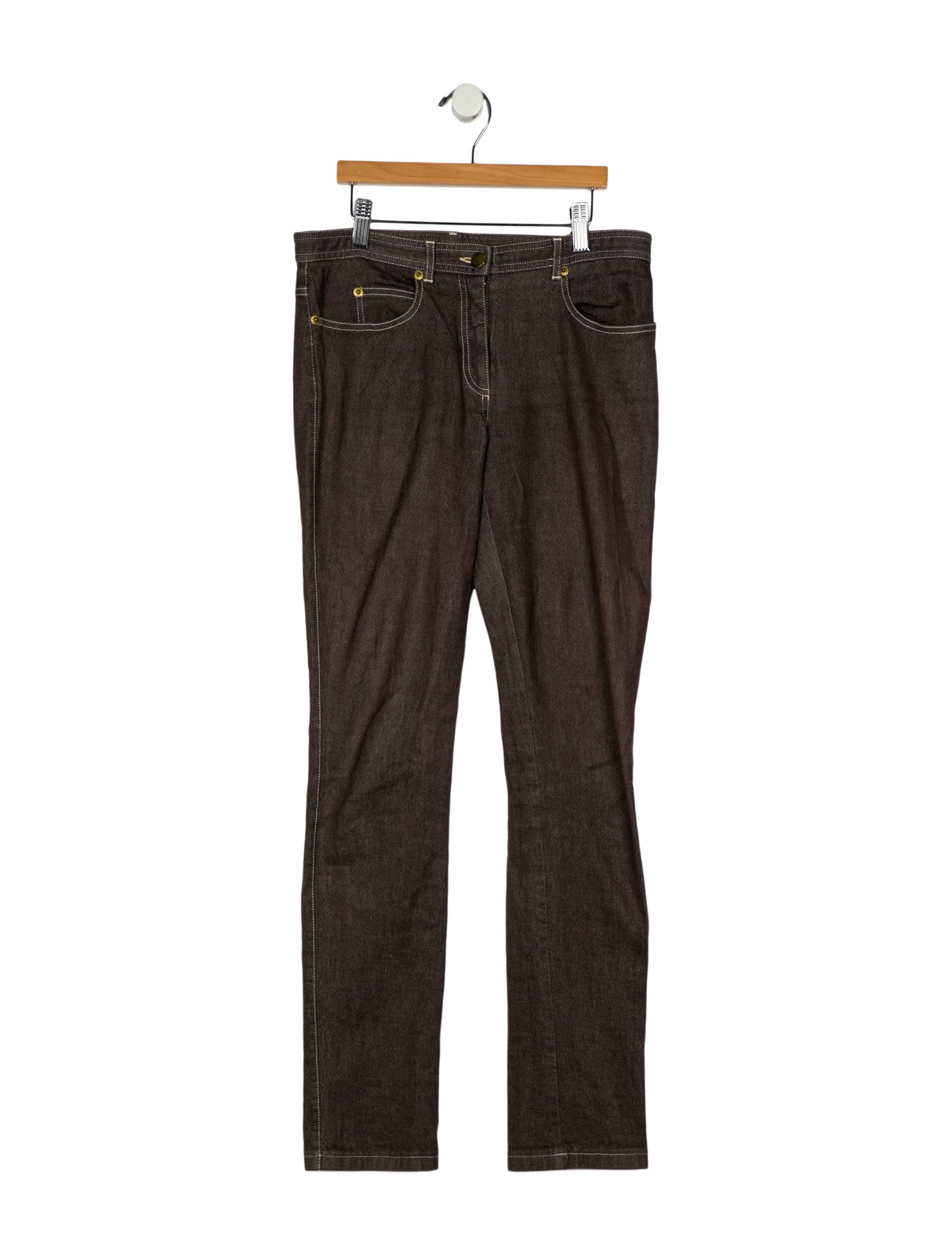 Chloé Mid-Rise Straight Leg Jeans