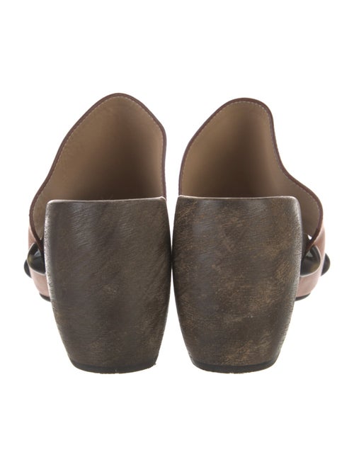 Chloé Leather Studded Accents Slides