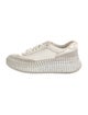Chloé Leather Whipstitch Trim Sneakers