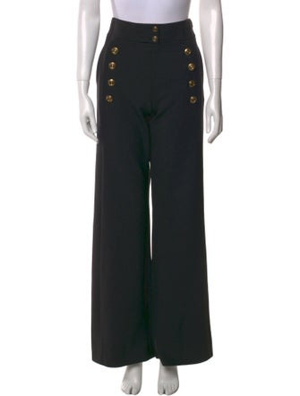 Chloé Virgin Wool Straight Leg Pants
