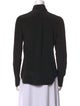 Chloé Silk Long Sleeve Button-Up Top
