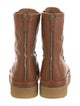 Chloé Leather Lace-Up Boots