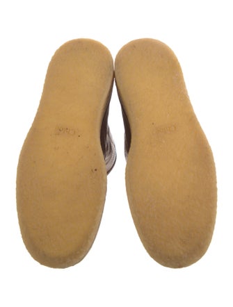 Chloé Leather Lace-Up Boots