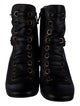 Chloé Leather Combat Boots