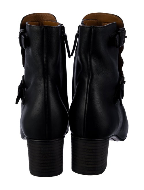 Chloé Leather Combat Boots