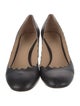 Chloé Leather Scalloped Accent Pumps