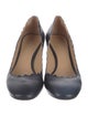 Chloé Leather Scalloped Accent Pumps