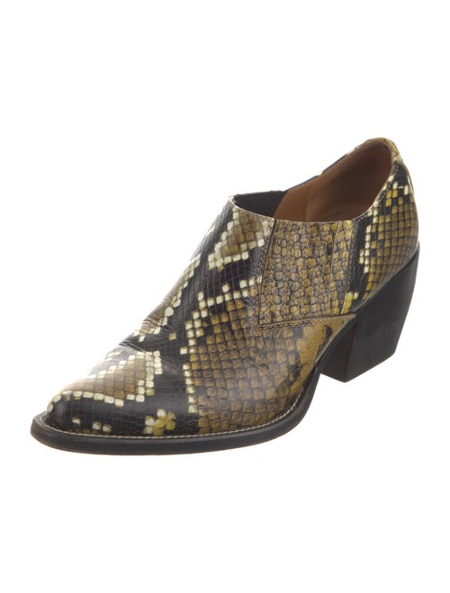 Chloé Snakeskin Animal Print Pumps
