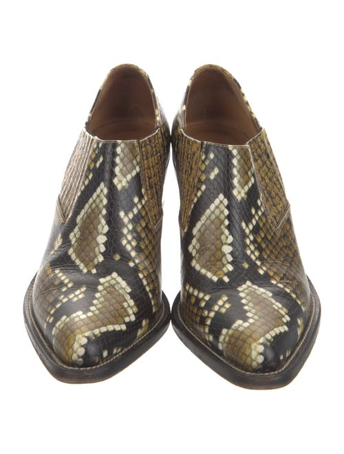 Chloé Snakeskin Animal Print Pumps