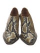 Chloé Snakeskin Animal Print Pumps
