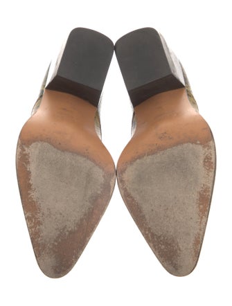 Chloé Snakeskin Animal Print Pumps