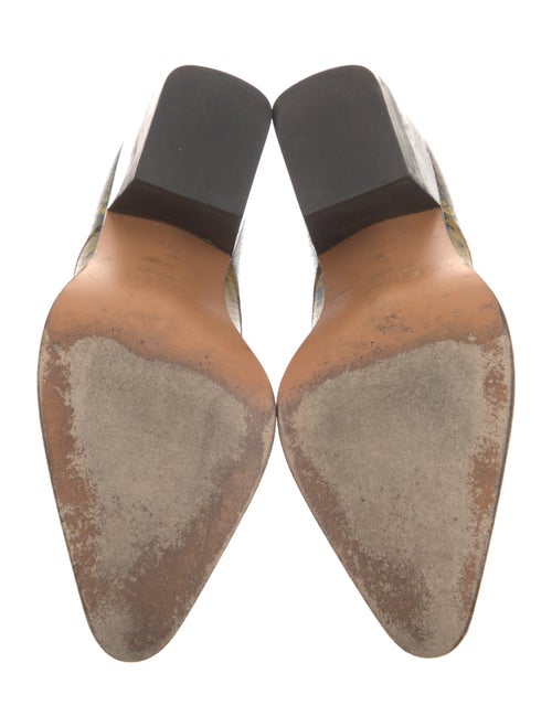 Chloé Snakeskin Animal Print Pumps