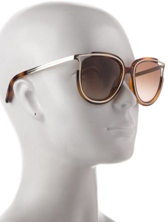 Chloé Oversize Gradient Sunglasses