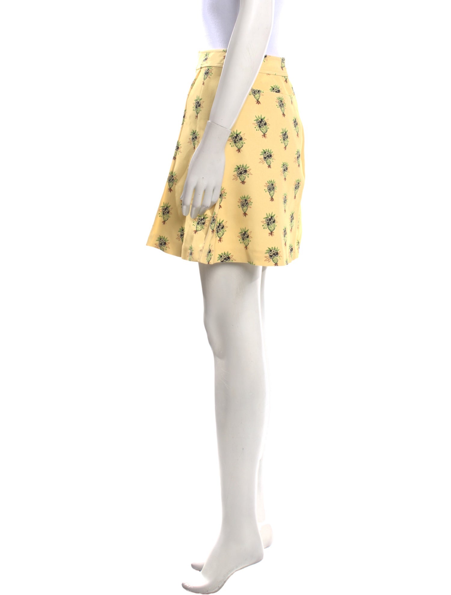 Chloé Floral Print Mini Skirt