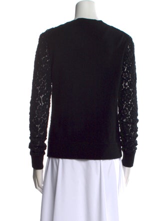 Chloé Virgin Wool Lace Pattern Sweater