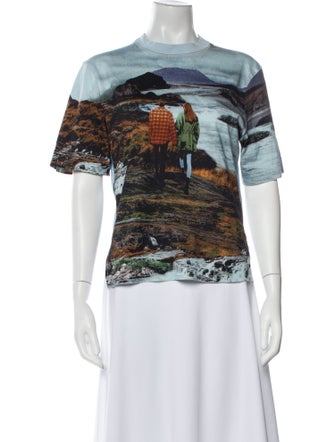 Chloé Printed Crew Neck T-Shirt