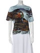 Chloé Printed Crew Neck T-Shirt