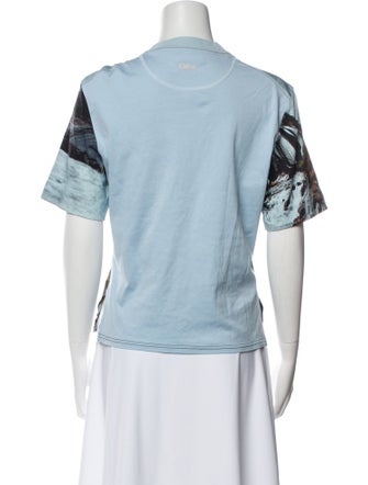 Chloé Printed Crew Neck T-Shirt