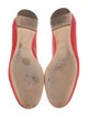 Chloé Leather Scalloped Accent Ballet Flats