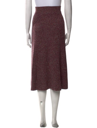 Chloé Cashmere Midi Length Skirt