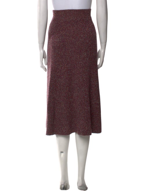 Chloé Cashmere Midi Length Skirt
