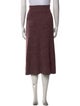 Chloé Cashmere Midi Length Skirt
