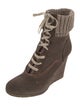 Chloé Suede Lace-Up Boots