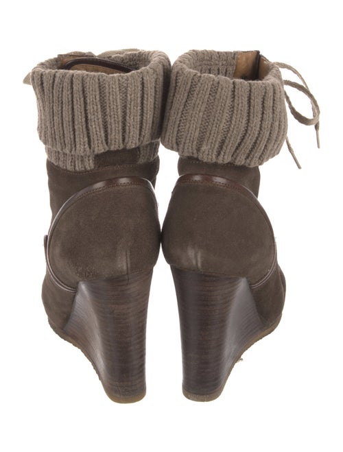 Chloé Suede Lace-Up Boots