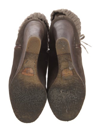 Chloé Suede Lace-Up Boots