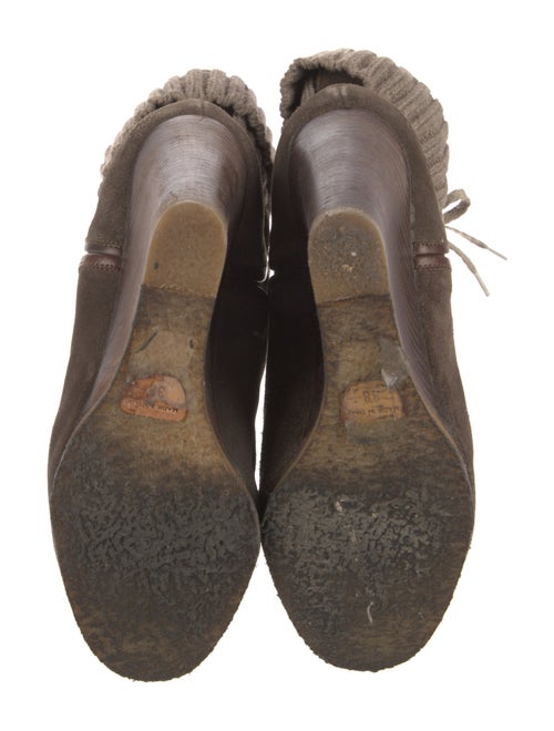 Chloé Suede Lace-Up Boots