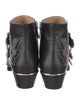 Chloé Leather Studded Accents Western Boots