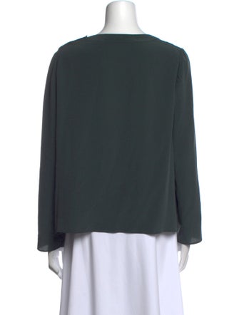 Chloé Silk Scoop Neck Blouse