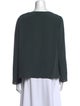 Chloé Silk Scoop Neck Blouse