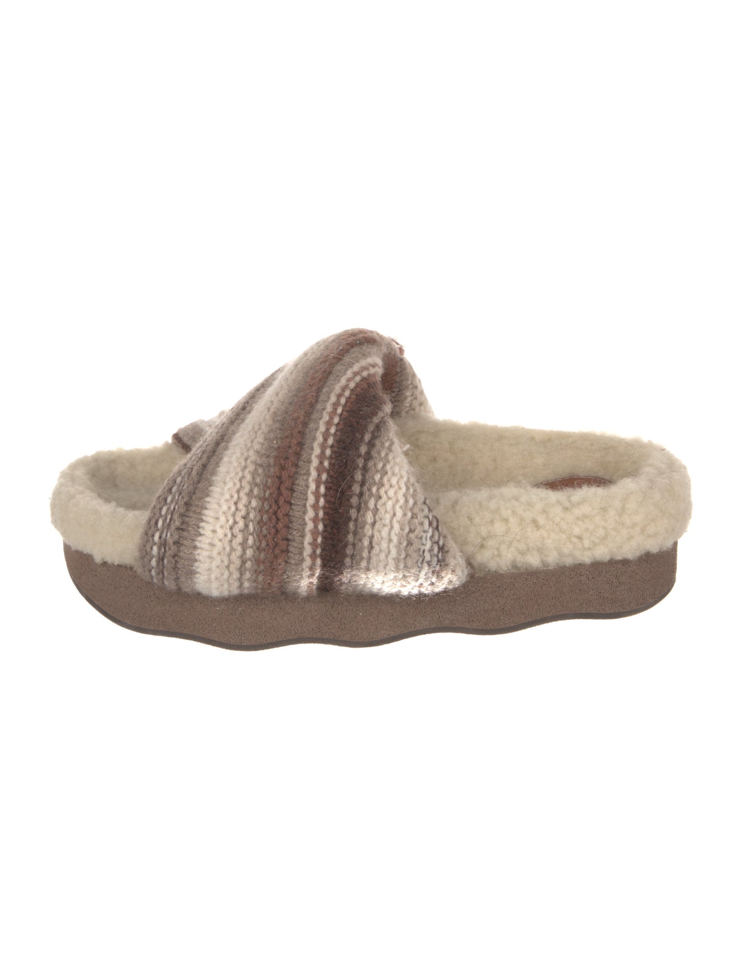 Chloé Crochet Trim Slides