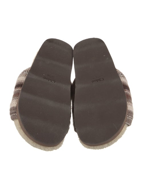 Chloé Crochet Trim Slides